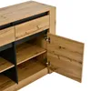 Komoda Merax w stylu falistym z 3 szufladami i 9 Podgląd zdjęcia produktu 12