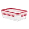 EMSA Clip & Close Glas, Box, Rechteckig, 0,7 l, Rot, Produktbild-Vorschau 2