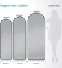 EMKE Standspiegel 160x60cm Ganzkörperspiegel Schwarz Produktbild-Vorschau 7