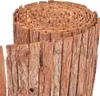 vidaXL Gartenzaun Rinde 1000×50 cm Produktbild-Vorschau 3