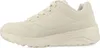 A side view of a cream-colored sneaker. Voir les images du produit