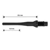 BULL'S Tufflex Soft Tips 6mm(2BA) - 100/schw. -- 1 Stck Produktbild-Vorschau 5