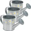 Belle Vous 3Stk Metall Gießkanne Deko Silber - 550ml Produktbild-Vorschau 1