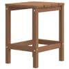 vidaXL Zahradní stůl Adirondack hnědý 38x38x46 cm HDPE Náhled obrázku produktu 1