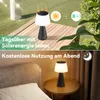 ZMH Tischlampe Solar Akku Nachttischlampe Kabellos Led Produktbild-Vorschau 5
