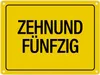 60. Geburtstag Metallschild mit Spruch: Zehnundfünfzig Produktbild-Vorschau 1