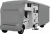 A grey cover is placed over a white RV. Produktbild-Vorschau