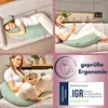 sei Design Stillkissen XXL 190x30 mit Musselin Bezug Produktbild-Vorschau 4
