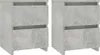 vidaXL Nočné stolíky 2 ks. Betónová sivá 30×30×40 cm Náhľad obrázku produktu 2