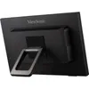 The back of a black ViewSonic monitor on a white background. Voir les images du produit