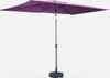 A purple rectangular patio umbrella is shown against a white background. Anteprima dell’immagine prodotto