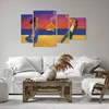 Bild auf Leinwand - Leinwandbild - 4 Teile - Symbol Liebe Produktbild-Vorschau 6