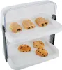 APS Buffet-Vitrine DOPPELDECKER schwarz Produktbild-Vorschau 12