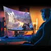 KTC H32S17 32 Zoll Curved Gaming Monitor QHD 180Hz 1ms Náhľad obrázku produktu 14