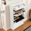 FCH Schuhschrank mit 3 Klappen, Schuhregal mit 2 Produktbild-Vorschau 2