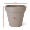 Pflanzkübel - RUND - XS - Ø 25 cm - Farbe: beige Produktbild-Vorschau 2