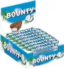 A box of Bounty chocolate bars with coconut filling. Náhled obrázku produktu