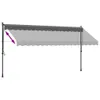 vidaXL Tenda retrattile antracite 400x150 cm in tessuto e Anteprima dell’immagine prodotto 8