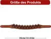 Massagegerät Holz, 31 Perlen Massage Roller Stick, Guasha Produktbild-Vorschau 2