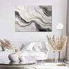 Leinwandbild Weißer Marmor mit Gold, abstrakt 60x40 Feeby Produktbild-Vorschau 2