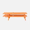 sweeek - 2er-Set Multipositions-Liegen aus Stahl - Orange Produktbild-Vorschau 5