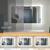 Puluomis Badspiegel mit Beleuchtung beschlagfrei 100x60, Produktbild-Vorschau 2