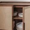 CALICOSY -  Sideboard mit 2 Türen in Nussbaumoptik und Produktbild-Vorschau 3
