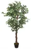 vidaXL Umelý strom Ficus 630 listov 120 cm zelený Náhľad obrázku produktu 5