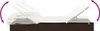 2-Personen-Sonnenliege mit Dach Braun 213x118x97 Poly Produktbild-Vorschau 11