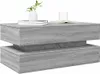 vidaXL Couchtisch mit LED-Leuchten Grau Sonoma 90x50x40 cm Produktbild-Vorschau 6