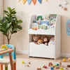 COSTWAY Kinder Bücherregal, 3-stufiges Montessori Produktbild-Vorschau 9