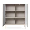 Masseno Vitrinenschrank SENTIERO 126 x 104 cm mit LED Produktbild-Vorschau 3