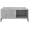 vidaXL Couchtisch Betongrau 80x80x36,5 cm Holzwerkstoff Produktbild-Vorschau 5