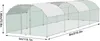 TRMLBE Poulailler 3x8 m Poules Enclos arc toit Acier Voir les images du produit 2