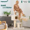 HAPPYPET Kratzbaum 118 cm hoch für große Katzen - Produktbild-Vorschau 6