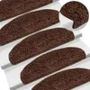 vidaXL Podkładki pod nogi 15 szt. 65x21x4 cm brązowe Podgląd zdjęcia produktu 2