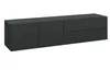 Kommode, Hängeschrank "Sophia" 152cm 2SK, schwarz-matt Produktbild-Vorschau 3