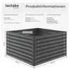 tectake® Hochbeet, 100x100x62 cm, verzinkter Stahl, Produktbild-Vorschau 5