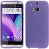 PhoneNatic Case kompatibel mit HTC One M8 - lila Silikon Produktbild-Vorschau 1