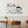 GKA Wandtattoo Spruch "Kaffee ist immer eine gute Idee" 60 Produktbild-Vorschau 1