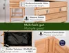 WONDERMAKE Hochbeet aus KIRSCHBAUM Holz groß für Garten Produktbild-Vorschau 3