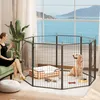 PawHut Welpenlaufstall 8-eckig Welpenauslauf mit 8 Produktbild-Vorschau 2