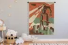 MuchoWow® Wandteppich Wandbehang Roboter - Vintage - Produktbild-Vorschau 3