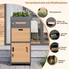 Merax Outdoor Biefkasten s číselným zámkom, integrovanou Náhľad obrázku produktu 7