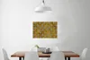 MuchoWow® Poster Muster - Gold - Figur - Grau 60x40 cm - Produktbild-Vorschau 2