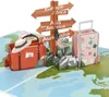 CraftWerk 3D Pop-Up Karte Reise - Gutscheinkarte, Produktbild-Vorschau 1