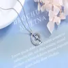 INF Halskette mit Anhänger Sonne und Mond Silber Produktbild-Vorschau 2