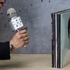 Enceinte Micro Karaoke - PARTY TIME - Sans Fil - Argent Voir les images du produit 4