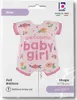 Shape Folienballon "Baby Girl Body" | 79 cm Produktbild-Vorschau 2