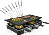 RACLETTE Partygrill für 8 Personen wendbare Grillplatte Produktbild-Vorschau 1
